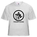 Funny Offensive T-shirts : Trash Zone